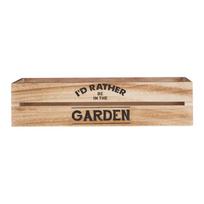 "Premier Housewares Garden" medinė dėžutė žolelėms ir gėlėms, 15 x 45 cm
