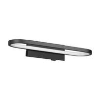 Matinės juodos spalvos LED sieninis šviestuvas (ilgis 40 cm) Gianni - Trio