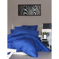 Viengulė patalynė tamsiai mėlynos spalvos iš satino medvilnės 140x200 cm – Mijolnir