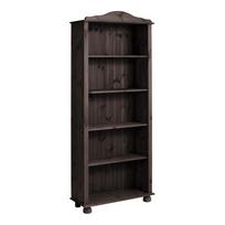Iš pušies masyvo knygų spinta rudos spalvos 70x181 cm Ella – Støraa