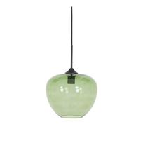 Žalias lubinis šviestuvas su stikliniu gaubtu ø 30 cm Mayson - Light & Living