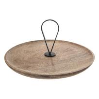 Iš medienos padėklas serviravimo padėklas ø 30 cm Mango – Orion