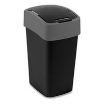 Juoda šiukšliadėžė Curver Pacific, 25 l