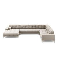 Kampinė sofa smėlio spalvos (su dešiniuoju kampu) Bali – Cosmopolitan Design