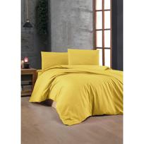 Iš ranforce medvilnės viengulė patalynė geltonos spalvos 140x200 cm – Mijolnir