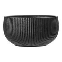 Juodos spalvos keraminis dubuo Bloomingville Neri, ø 14,5 cm