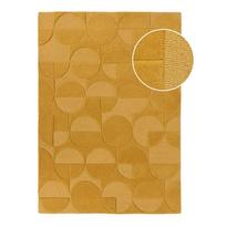 Geltonos spalvos vilnonis kilimas Flair Rugs Gigi, 160 x 230 cm