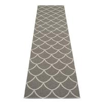 Pilkos spalvos lauko kilimas 70x300 cm Kotte Charcoal – Pappelina