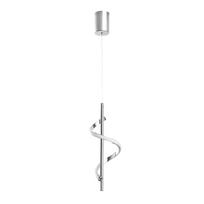 Sidabrinės spalvos kabantis šviestuvas LED ø 16 cm Likma – Opviq lights