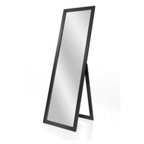 Pastatomas veidrodis juodu rėmu Styler Sicilia, 46 x 146 cm
