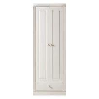 Iš pušies masyvo drabužių spinta baltos spalvos 65x180 cm Anita – Støraa