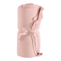 Rožinė fleece tipo antklodė ir pledas 130x160 cm Riso – Tiseco Home Studio