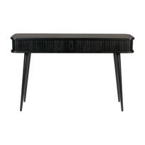 Juodos spalvos konsolinis staliukas Zuiver Barbier, 120 cm ilgio