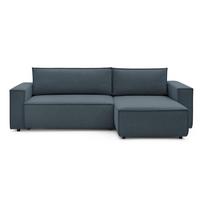 Sulankstoma kampinė sofa tamsiai mėlynos spalvos (modulinė) Nihad – Bobochic Paris