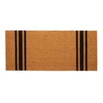 Kilimėlis iš kokoso pluošto 55x125 cm Black Stripe – Premier Housewares
