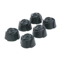 Iš silikonas kepimo formos 6 vnt. keksiukams ø 7 cm Rose – Blomsterbergs