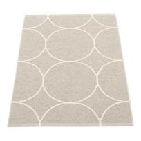 Kreminės spalvos lauko ir vidaus kilimas 70x100 cm Boo Linen – Pappelina