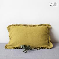 Iš lino pagalvės užvalkalas 40x60 cm Lemon Curry – Linen Tales