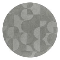 Pilkas vilnonis apvalus kilimas ø 160 cm Gigi - Flair Rugs
