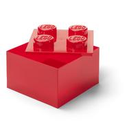 Raudonos spalvos iš plastiko vaikiška daiktadėžė 25x25x18 cm – LEGO®