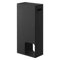 Juodas metalinis tualetinio popieriaus dozatorius Yamazaki Tower