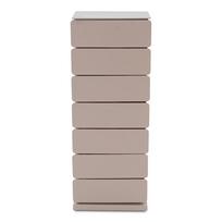 Taupe spalvos iš metalo šoninė spintelė 37x99x26 cm Joey – Spinder Design
