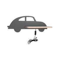 Pilkas vaikiškas šviestuvas Car - Candellux Lighting