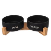 Iš keramikos dubenėlių komplektas su stovu šuniui ø 16 cm Dog Fantasy – Plaček Pet Products