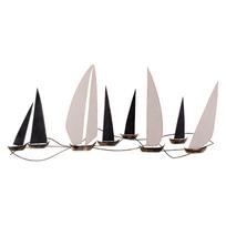 Metalinė sienų dekoracija 117x52 cm Ocean - Wallity