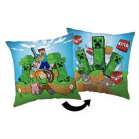 Vaikiška pagalvė 40x40 cm Minecraft "Creeper Rush" – Jerry Fabrics