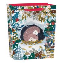 Dovanų maišelis su Kalėdų motyvu 25x10 cm Snowy Sanctuary – Roger la Borde
