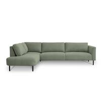 Kampinė sofa žalios spalvos (su kairiuoju kampu) Hero – Scandic