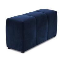 Mėlynas aksomo porankis modulinei sofai Rome Velvet - Cosmopolitan Design