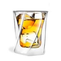 Dvisienė viskio stiklinė Vialli Design, 300 ml