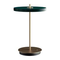 Stalinis šviestuvas žalios spalvos LED su pritemdymo funkcija (aukštis 31 cm) su metaliniu gaubtu Asteria Move – UMAGE