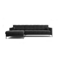 Kampinė sofa tamsiai pilkos spalvos (su kairiuoju kampu) Bali – Cosmopolitan Design