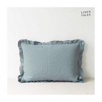 Iš lino pagalvės užvalkalas 40x60 cm Blue Fog – Linen Tales