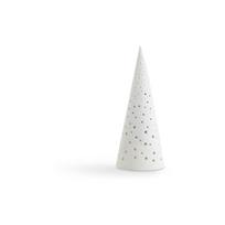 Balta kalėdinė žvakidė iš kaulinio porceliano Kähler Design Nobili, 25,5 cm aukščio