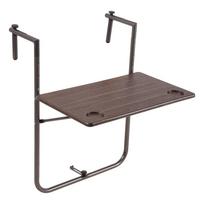 Pakabinamas balkono stalas 60x60 cm Tabora – Garden Pleasure