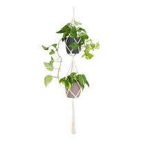Iš tekstilės grandinėlė gėlių vazonams ø 10 cm (aukštis 120 cm) Macramé – Artevasi