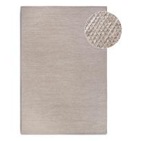 Rankų darbo iš vilnos mišinio kilimas smėlio spalvos 80x150 cm Pradesh Linen White – Elle Decoration
