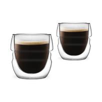 Iš stiklo puodeliai 2 vnt. espreso/su dviguba sienele 70 ml Sferico – Vialli Design