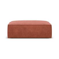 Raudonos plytų spalvos taburetė iš šenilinio audinio Vanda – Mazzini Sofas