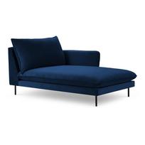 Mėlyna aksominė poilsio kėdė (dešinysis kampas) Vienna - Cosmopolitan Design
