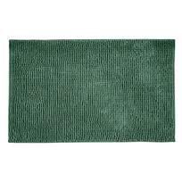 Tamsiai žalias tekstilinis vonios kambario kilimėlis 50x80 cm Chenille - Allstar