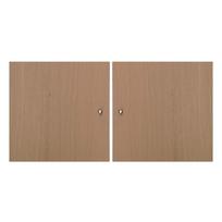Ąžuolinės durys modulinei lentynų sistemai 2 vnt. 32x33 cm Mistral Kubus - Hammel Furniture