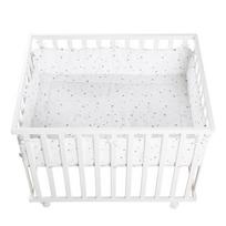 Maniežas vaikams baltos spalvos 100x75 cm Sternenzauber – Roba