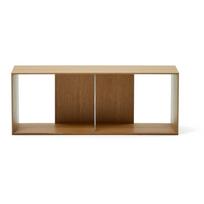 Modulinė lentyna natūralios spalvos iš ąžuolo 101x38 cm Litto – Kave Home