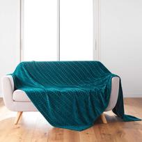 Iš mikroflanelės lovatiesė mėlynos spalvos 180x220 cm Arya – douceur d'intérieur
