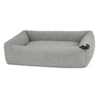 Iš boucle augintinio guolis pilkos spalvos šuniui 71x91 cm Senso Pebble M – MiaCara